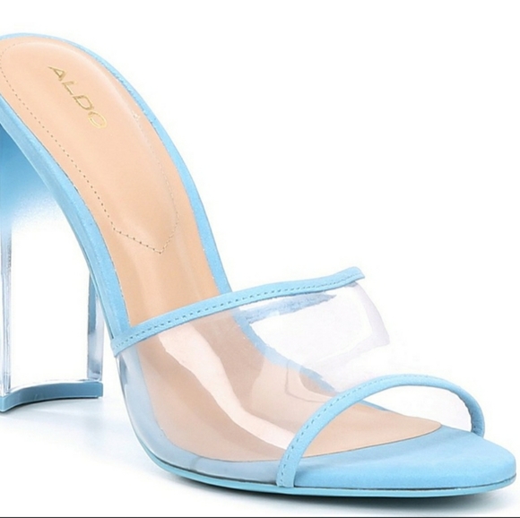 Gorgeous Lucite heel Mules - Picture 6 of 8